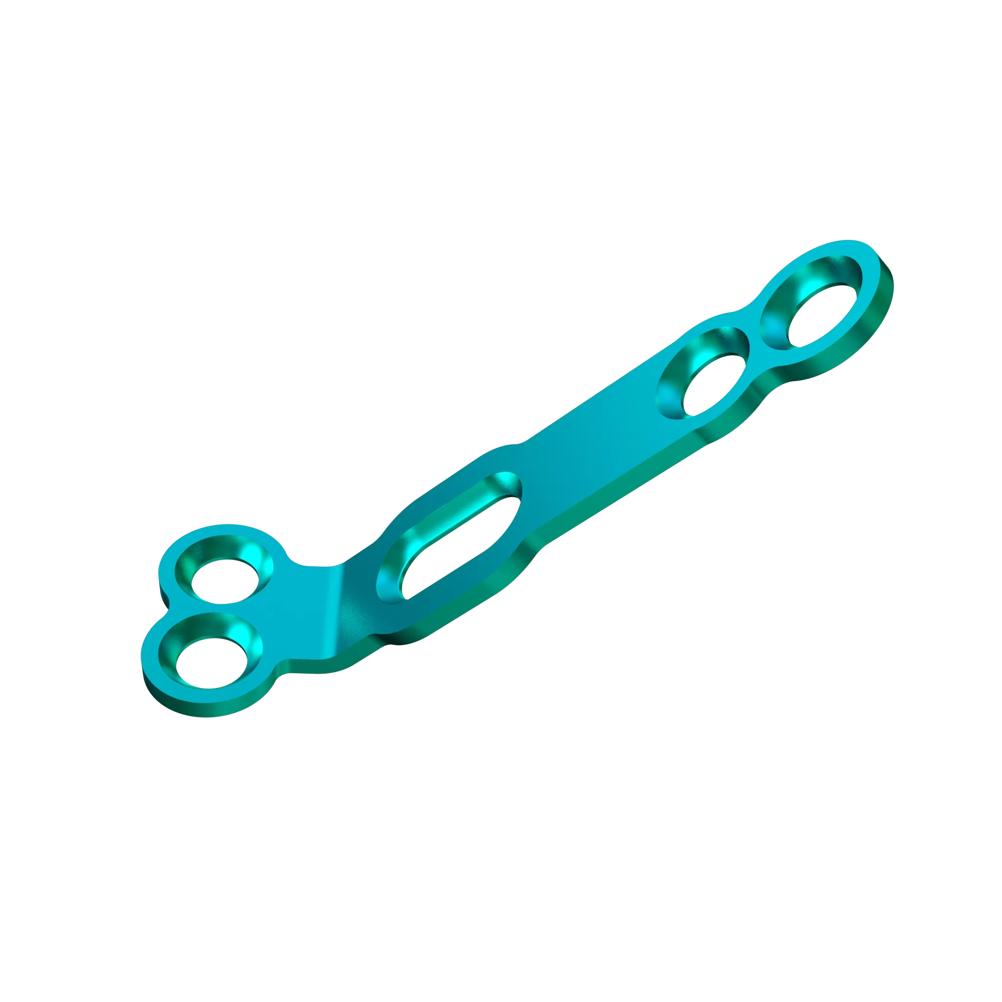 Bone graft titanium plate - II (Single Bend)