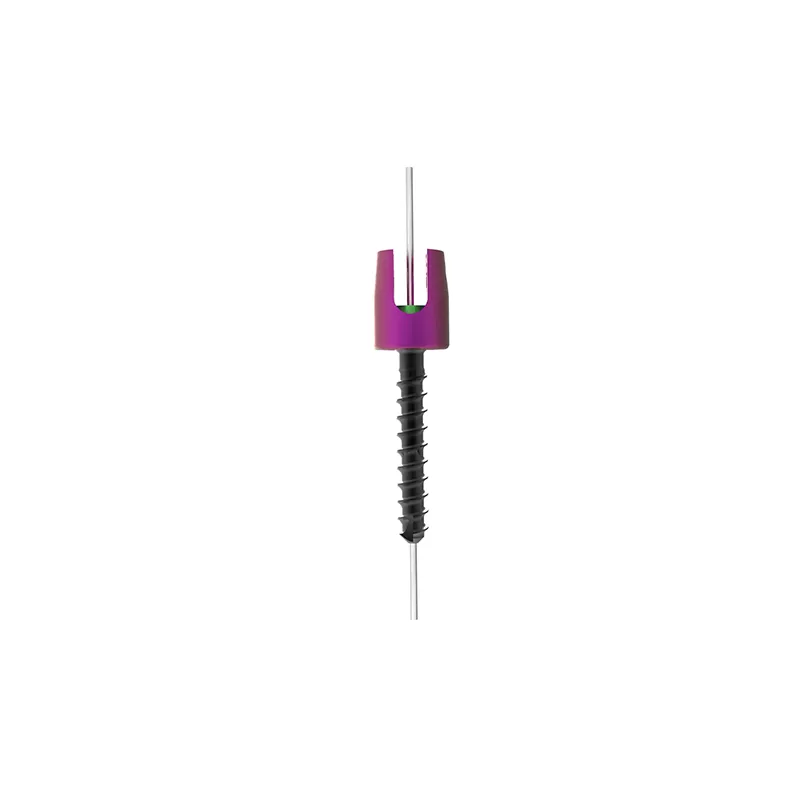 Polyaxial screw fully threaded, cannulated - OCT System Components
