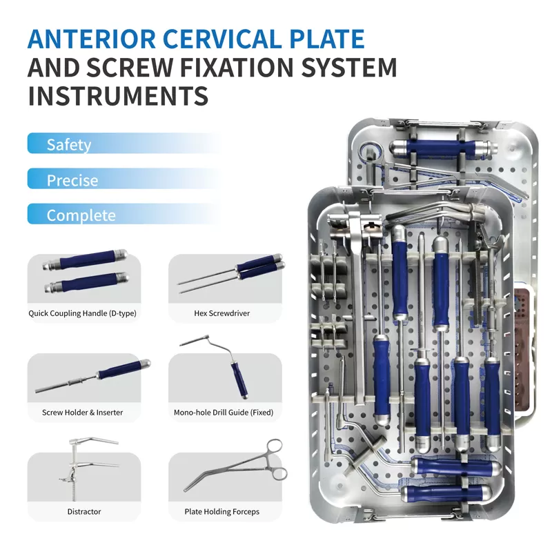 Anterior Cervical Plate Instrument Set -I