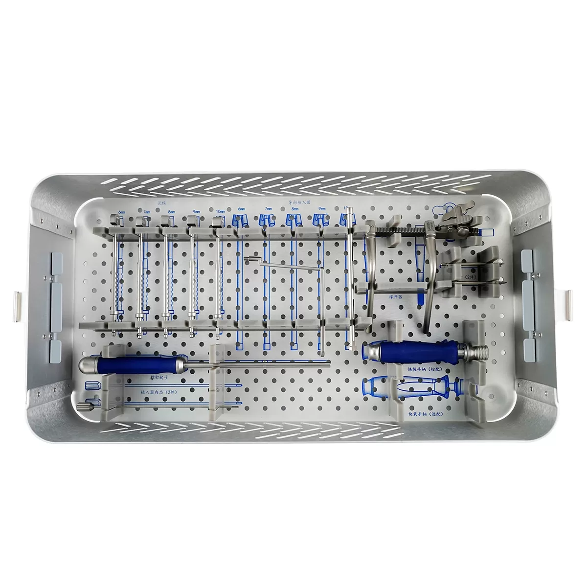 Zero Profile Interbody Fusion Cage Instrument Set( 2 Screws)