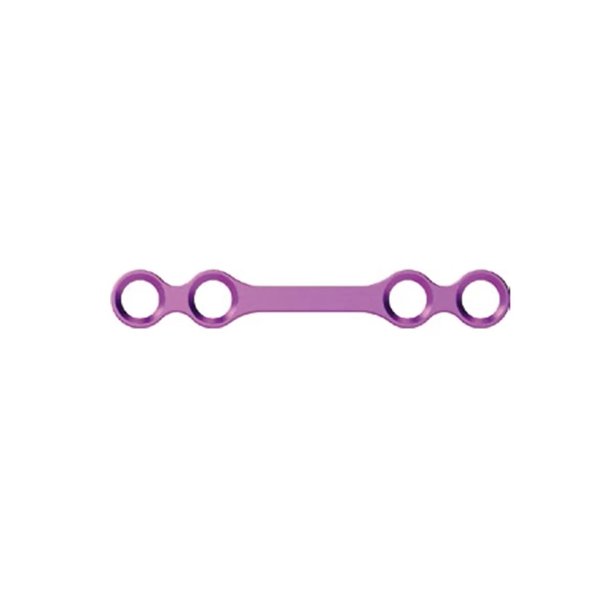 Straight Plate, 4 holes - Low Profile