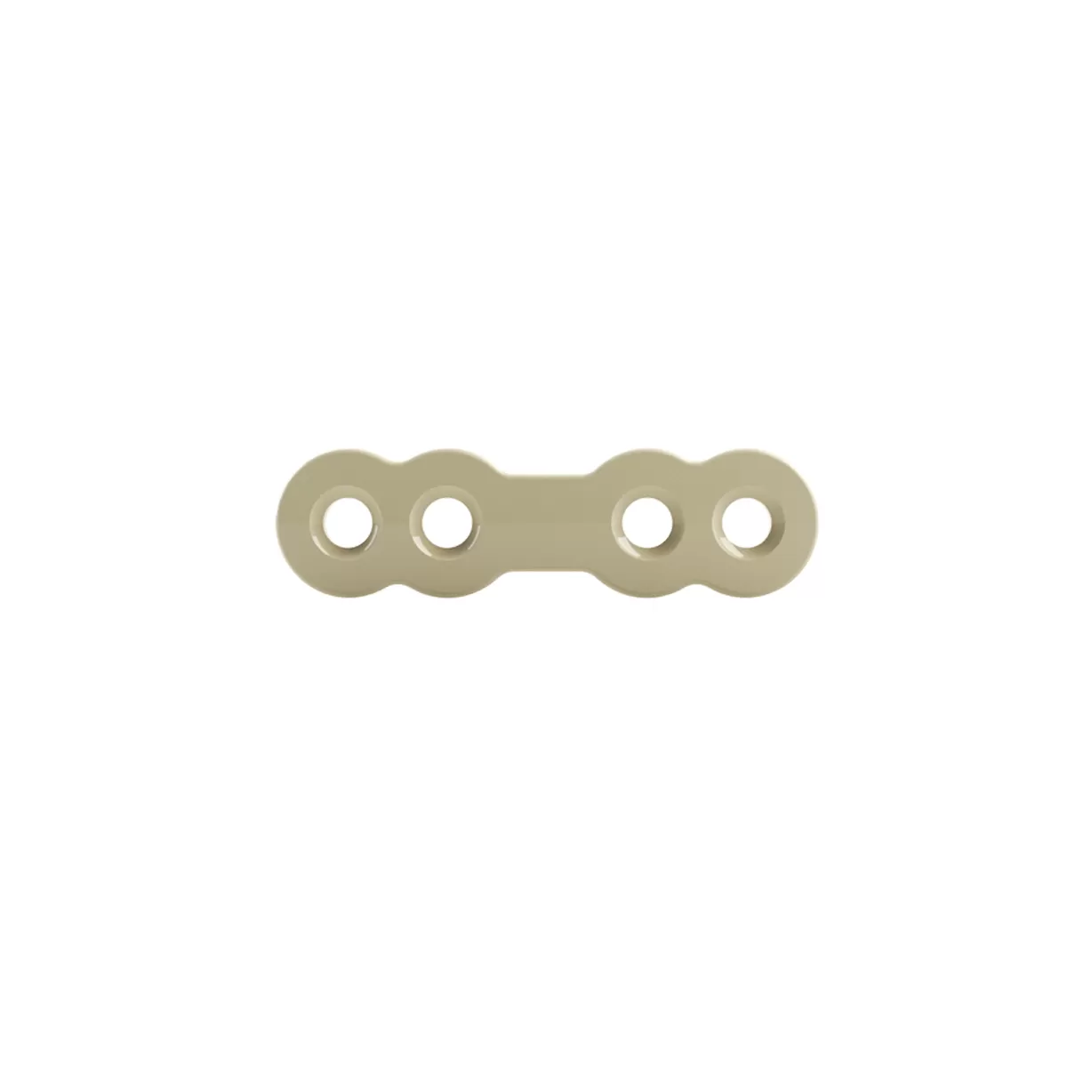 Straight Plate, 4 Holes