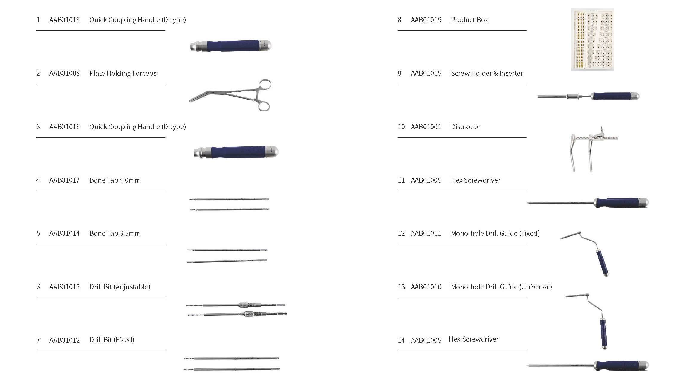 Plate Holding Forceps