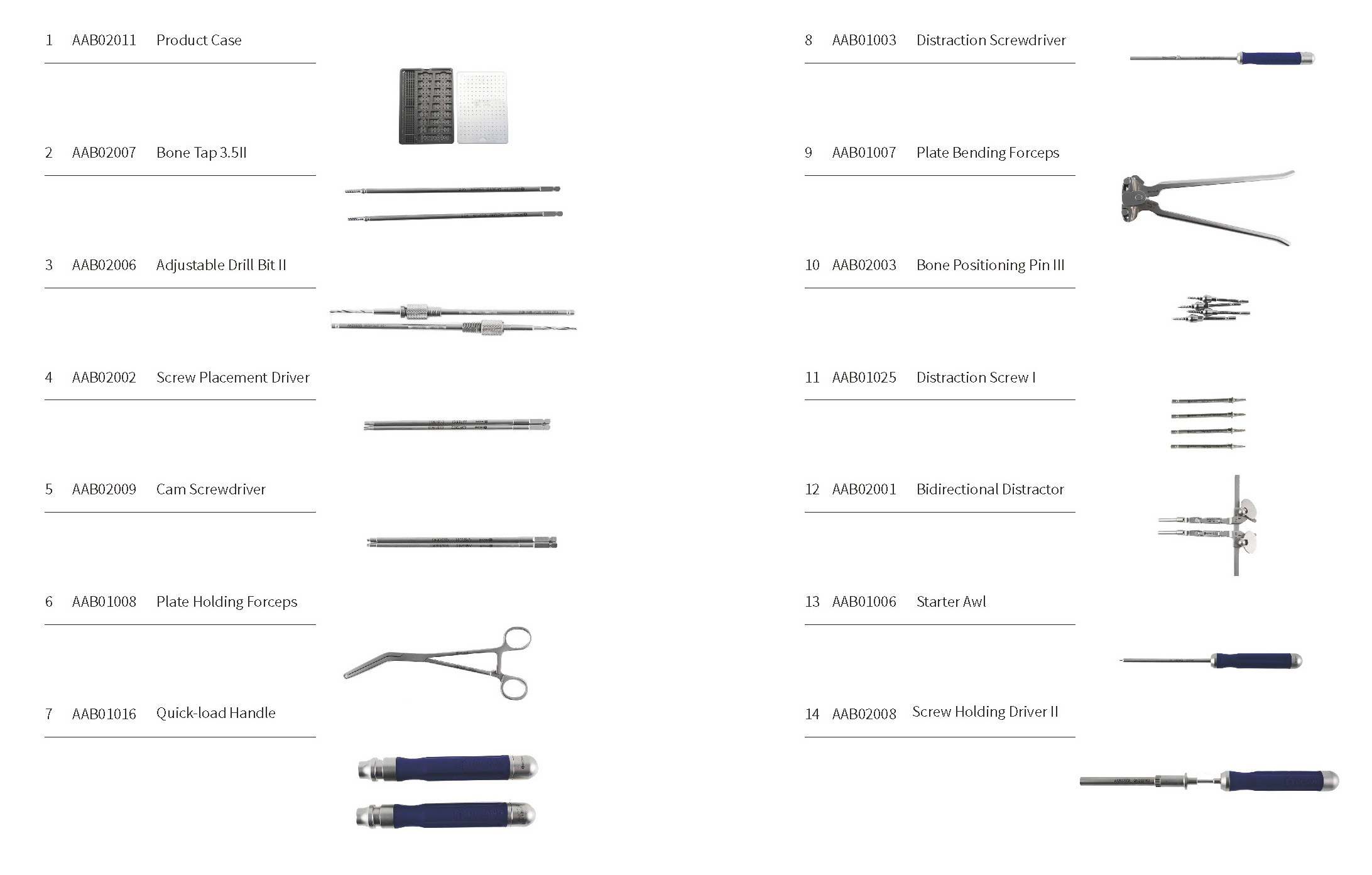 AAB02 Aries III Anterior Cervical Plate System Instrument Set_页面_2.jpg AAB02 Aries III Anterior Cervical Plate System Instrument Set_页面_2.jpg